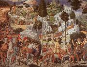 Benozzo Gozzoli Procession of the Magus Gaspar Spain oil painting reproduction